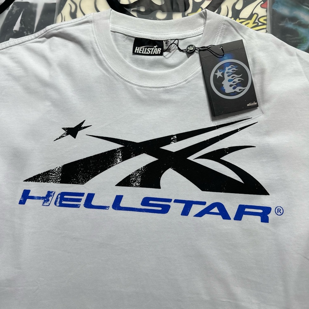 Hellstar Sport Logo T-shirt ‘White’ - Picture 3 of 6